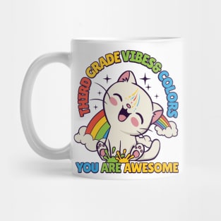 Third Grade Vibes You Are Awesome Back To School 3rd Grade Mug